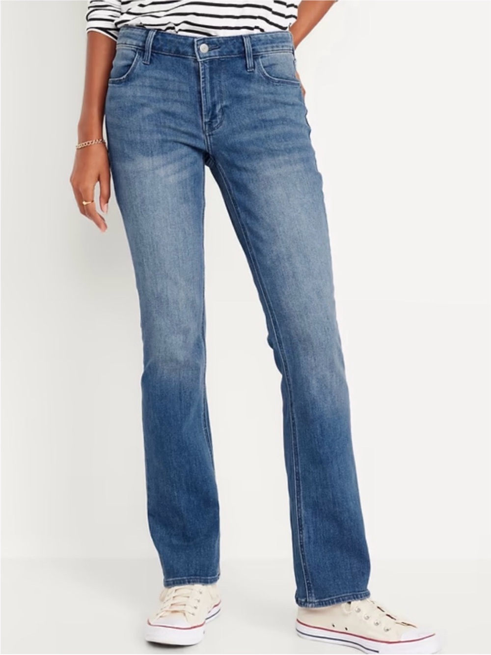 Old Navy Blue Mid-Rise Wow Boot Cut Jeans 12